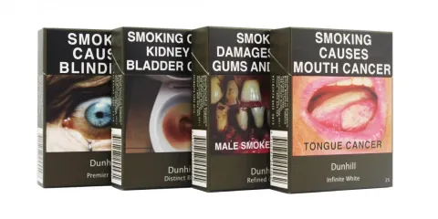 Examples of plain packaging Examples of plain packaging