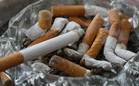 Cigarettes butts - Pixabay UICC News - WHO Report on the global tobacco epidemic 2015
