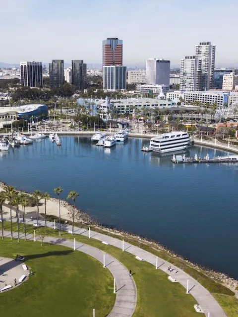 View of Long Beach, California