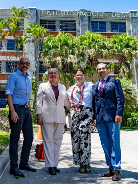 ATOM Coalition team meets with government leaders at the Ministry of Health El Salvador 