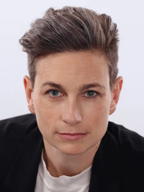 Headshot of white woman with cropped air, Joanna Sickler, Global Head Health Policy and External Affairs, Roche Diagnostics