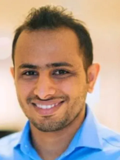 Headshot of young Middle Eastern man