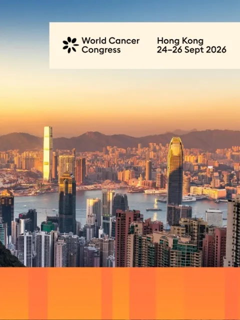 Picture of Hong Kong with World Cancer Congress 2026 branding