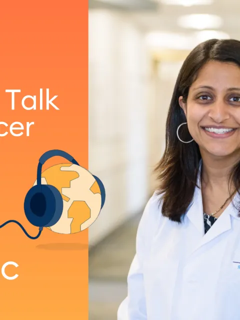 UICC Podcast cover wit Dr Aparna Parikh