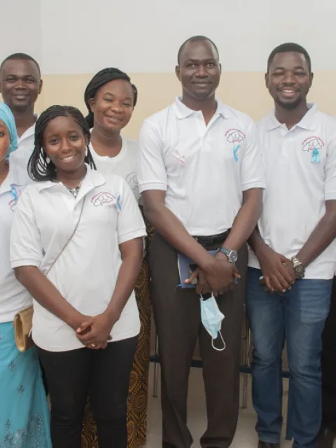 Staff photo of COBUCAN, the Burkinabe Coalition Against Cancer