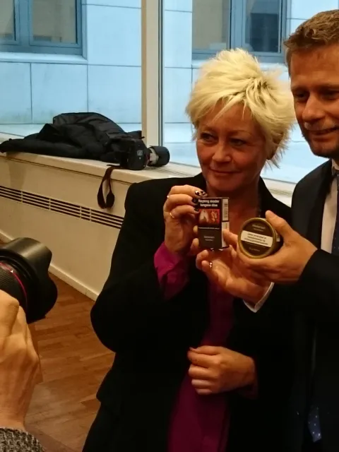 Anne-Lise Ryel and MoH Mr. Bent Høye