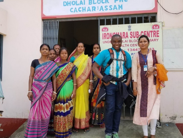 Dr Eguzo Kelechi at the Cachar Cancer Hospital in Silchar, India