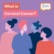 Social media post on what is cervical cancer