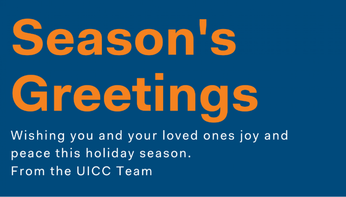 Season S Greetings And Best Wishes For 21 Uicc