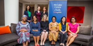 Team photo of the McCabe Centre for Law & Cancer in Australia
